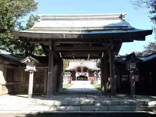 根室金刀比羅神社の山門・神門