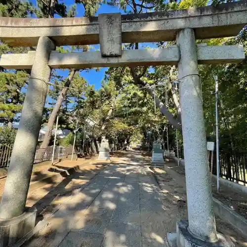 山野浅間神社の鳥居