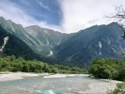 穂高神社奥宮の周辺