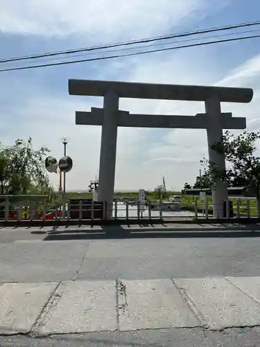 息栖神社の鳥居