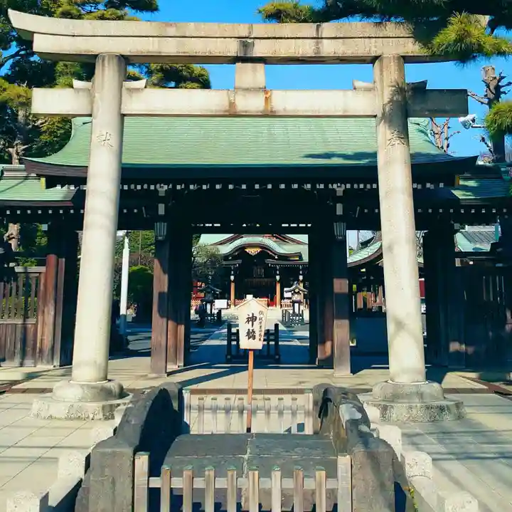 六郷神社の鳥居