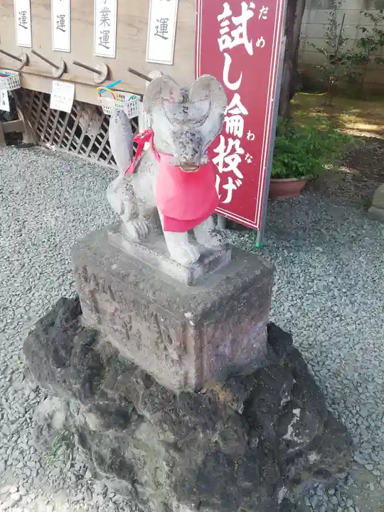 川越熊野神社の狛犬