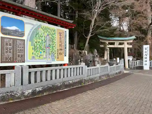 富士山東口本宮 冨士浅間神社の鳥居