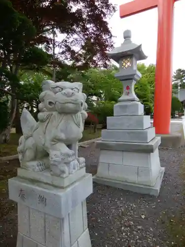 湯倉神社の狛犬