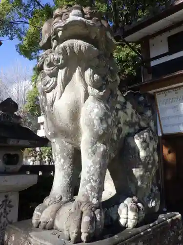 與杼神社の狛犬