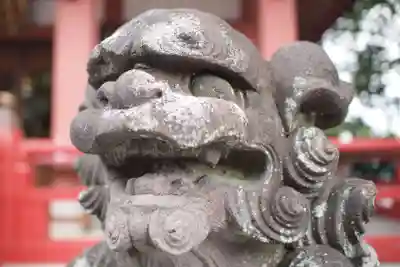 越谷香取神社の狛犬