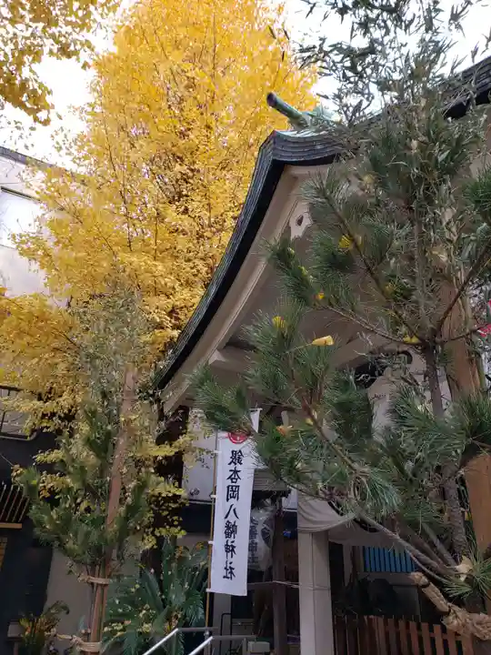 銀杏岡八幡神社の自然