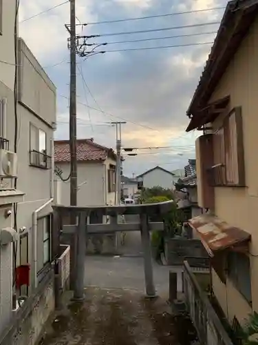 神社（名称不明）の鳥居