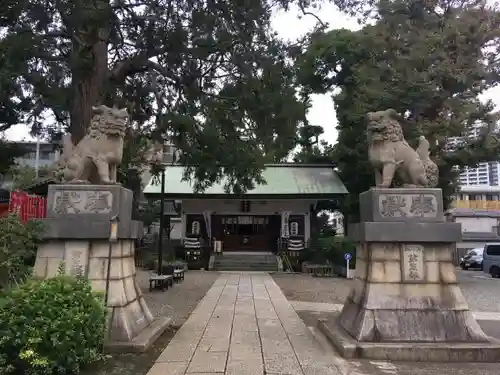 下神明天祖神社の狛犬