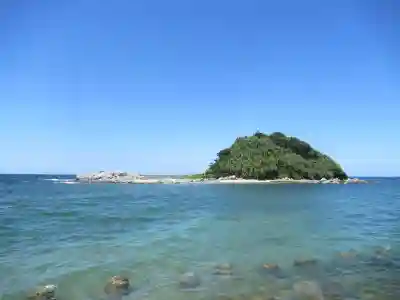 沖津宮（志賀海神社摂社）の景色