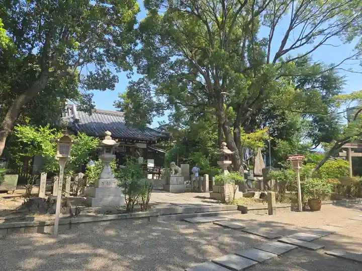 安居神社の庭園