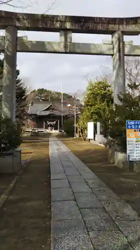 茂原八幡神社の鳥居