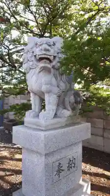 上白石神社の狛犬