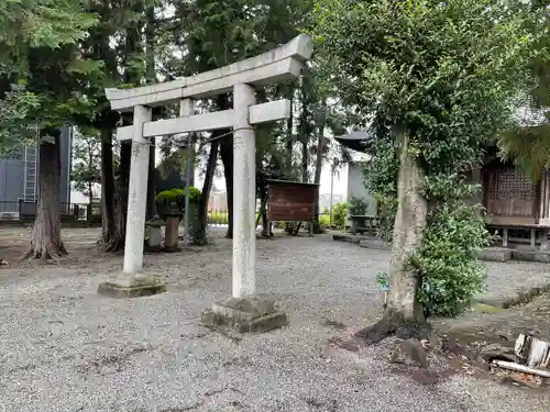 五社稲荷神社の鳥居