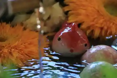 滑川神社 - 仕事と子どもの守り神の手水舎