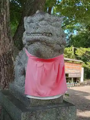 磯良神社(疣水神社)の狛犬