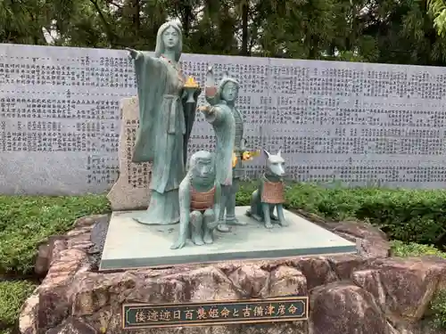 田村神社の像