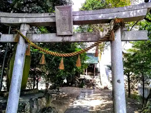 村國真墨田神社の鳥居