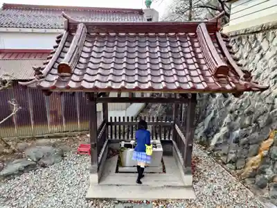 如宝寺の手水舎