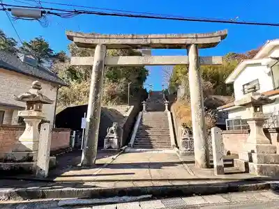 清末八幡宮の鳥居