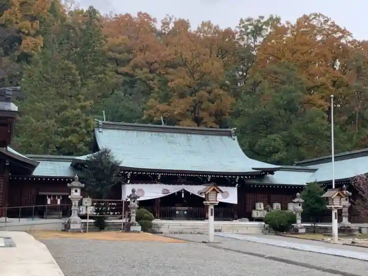 山梨縣護國神社の本殿・本堂