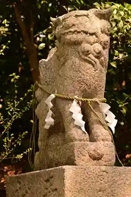 大山神社(自転車神社・耳明神社)の狛犬