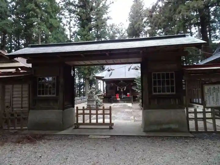 小生瀬 諏訪神社の山門・神門