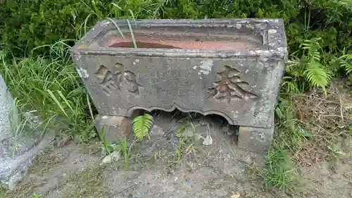 加麻土神社の手水