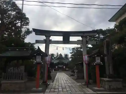 五泉八幡宮の鳥居