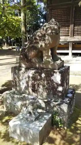 川津来宮神社の狛犬