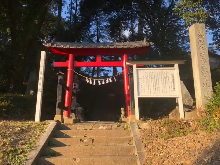 伊古乃速御玉比売神社の鳥居