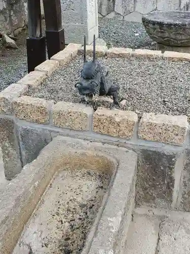 願通寺の手水舎