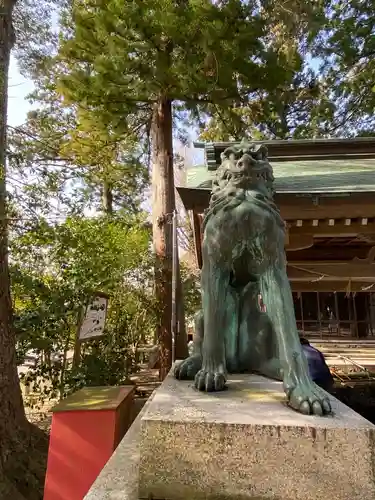 金剱宮の狛犬