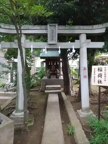 鳩ヶ谷氷川神社の鳥居