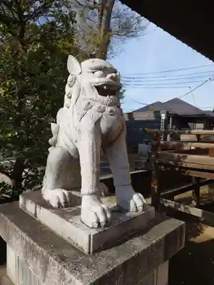 西台天祖神社の狛犬