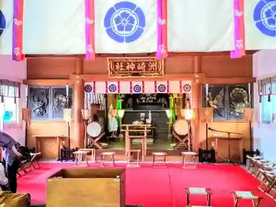 洲嵜神社の本殿・本堂