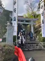 高津柿本神社の初詣