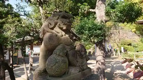 鳩森八幡神社の狛犬