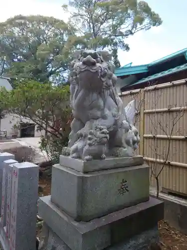 柴崎神社の狛犬