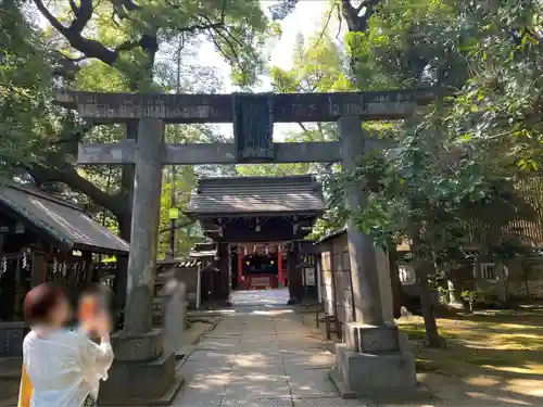 赤坂氷川神社の鳥居