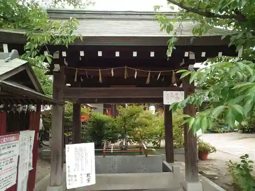 阿部野神社の手水