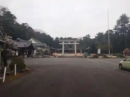 群馬縣護國神社の鳥居