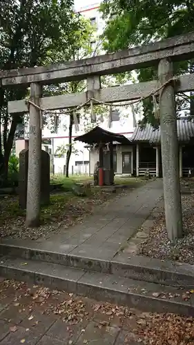 蠣崎神社の鳥居