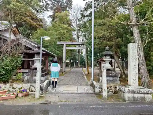 神戸神社の鳥居