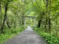 穂高神社奥宮の鳥居