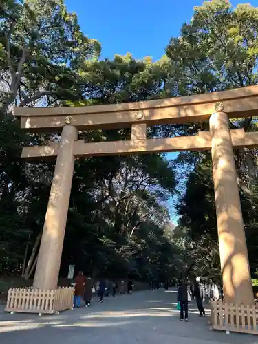 明治神宮の鳥居