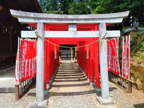 七所神社（百々七所神社）の鳥居