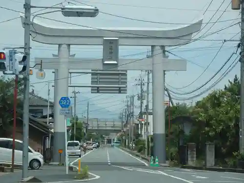 貝洲加藤神社の鳥居