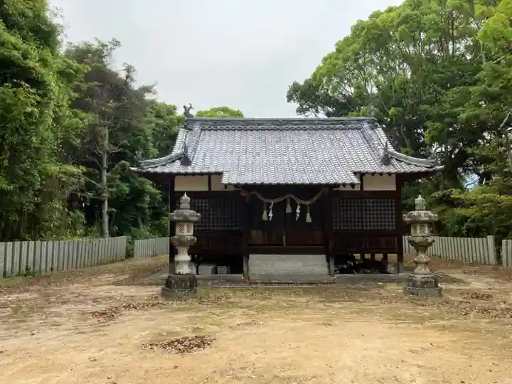 野々江八幡神社の本殿・本堂