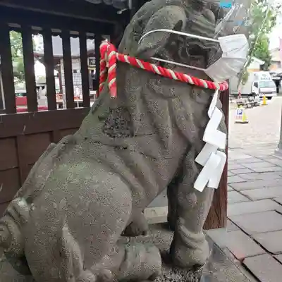 牛嶋天満宮の狛犬